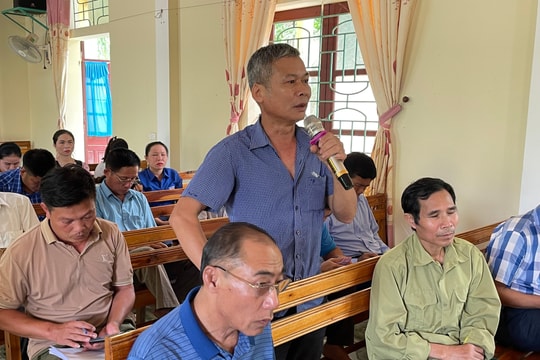 Đại biểu Hội đồng nhân dân tỉnh Nghệ An tiếp xúc cử tri các địa phương 