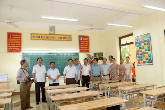 Nghệ An: Lắp đặt gần 60 mô hình lớp học đạt ánh sáng tiêu chuẩn và tiết kiệm năng lượng