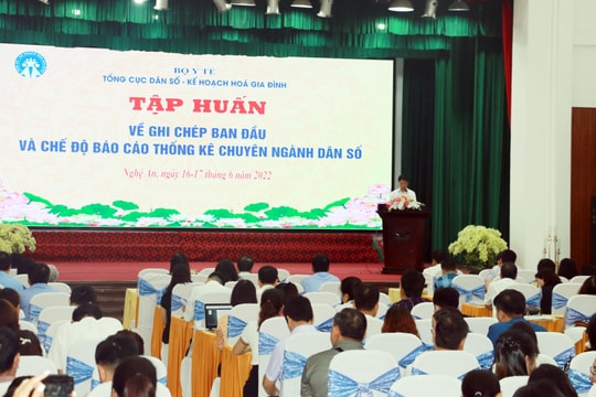 Quy định ghi chép ban đầu và chế độ báo cáo thống kê chuyên ngành Dân số