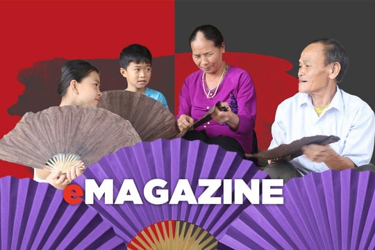 Buồn, vui nghề làm quạt giấy