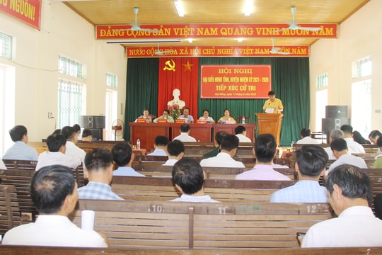 Nhiều cử tri Thanh Chương kiến nghị giải quyết các vấn đề sau sáp nhập xã, xóm