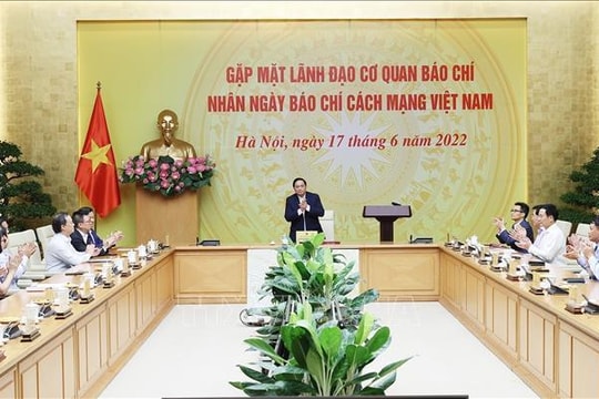 Thủ tướng Phạm Minh Chính: Báo chí luôn là một trong những lực lượng trên tuyến đầu