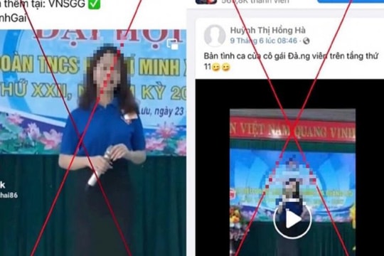 Nữ sinh viên bất ngờ bị cắt ảnh, gán ghép vu khống