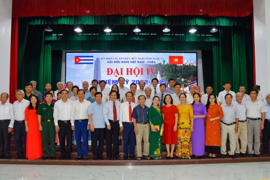 Bầu 17 ủy viên Ban Chấp hành Hội Hữu nghị Việt Nam - Cuba tỉnh Nghệ An nhiệm kỳ 2022 - 2027
