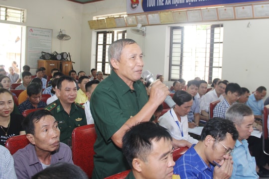 Cử tri xã Hạnh Dịch (Quế Phong) kiến nghị nhiều vấn đề dân sinh