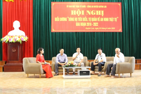 Biểu dương 60 dòng họ tiêu biểu, tự quản về an ninh trật tự