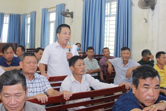 Cử tri thị xã Thái Hòa phản ánh bất cập trong công tác quản lý đất đai tại nông, lâm trường