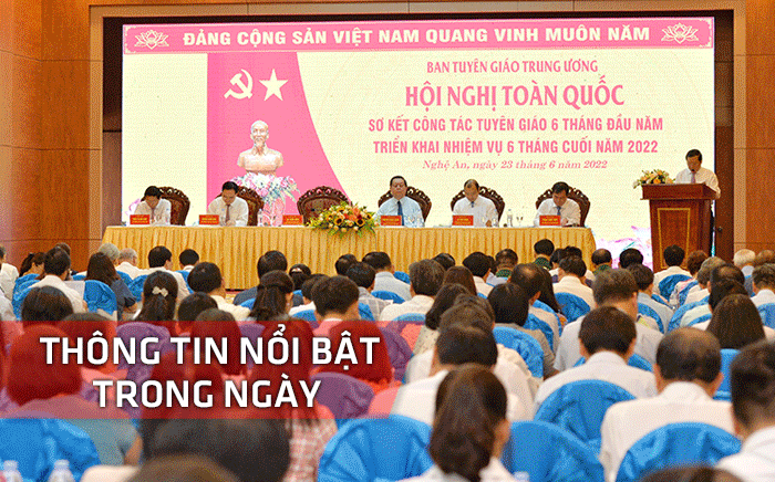 Nghệ An: Thông tin nổi bật ngày 23/6