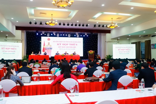 Hôm nay 24/6, HĐND tỉnh Nghệ An tổ chức Kỳ họp chuyên đề