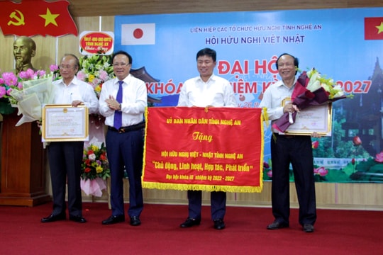 Hội Hữu nghị Việt - Nhật tỉnh Nghệ An tổ chức Đại hội nhiệm kỳ 2022-2027