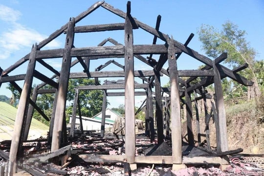 Người đàn ông tử vong khi đang ngủ trong ngôi nhà bị cháy