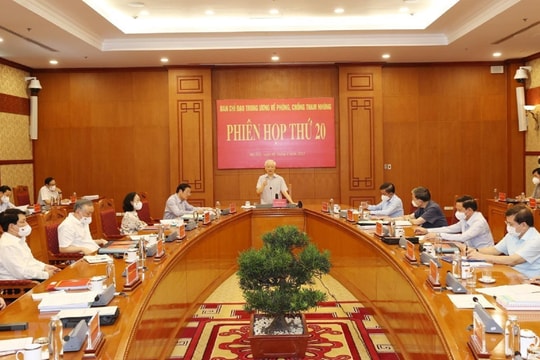 Tướng Cương: Hoàn thiện thể chế, nâng cao vai trò, trách nhiệm của người đứng đầu trong phòng, chống tham nhũng