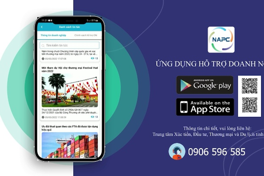 Trung tâm Xúc tiến đầu tư thương mại và du lịch Nghệ An giới thiệu ứng dụng hỗ trợ doanh nghiệp 