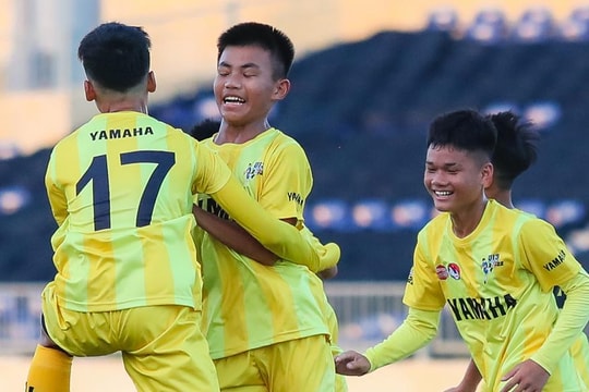 SLNA thắng đậm trong trận đấu mở màn vòng chung kết U13 toàn quốc