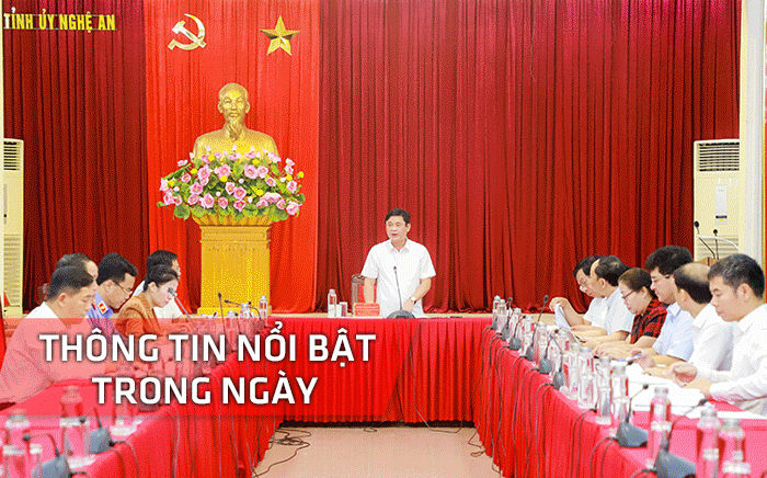Nghệ An: Thông tin nổi bật ngày 5/7