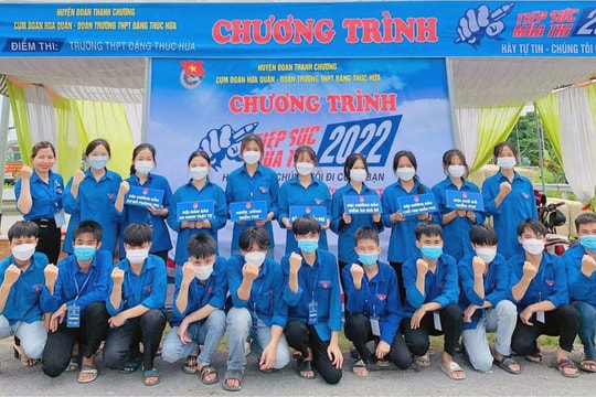 Nghệ An: Hơn 2.400 thanh niên tình nguyện sẵn sàng tiếp sức cùng sĩ tử 