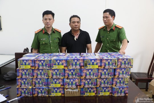 Nghệ An: Triệt phá đường dây buôn pháo lậu xuyên Việt