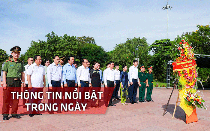 Nghệ An: Thông tin nổi bật ngày 8/7