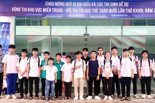 25 thí sinh Nghệ An tranh tài tại Hội thi Tin học trẻ toàn quốc khu vực miền Trung năm 2022