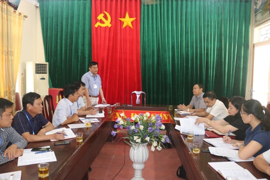 Ban Tuyên giáo Tỉnh ủy Nghệ An khảo sát, đôn đốc việc triển khai các Chỉ thị, Nghị quyết của Đảng tại huyện Đô Lương