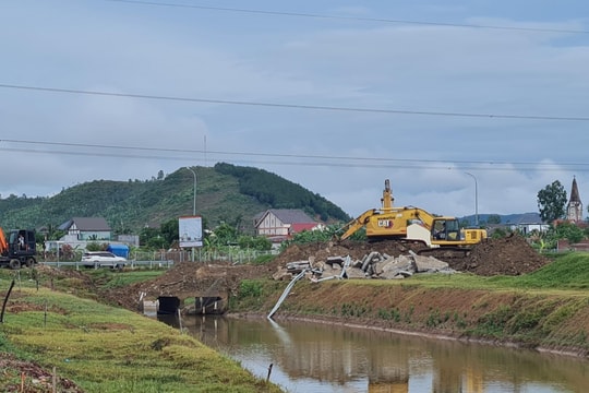 Đã đóng tuyến đường mòn cắt ngang qua Khu Công nghiệp WHA ở Nghi Lộc