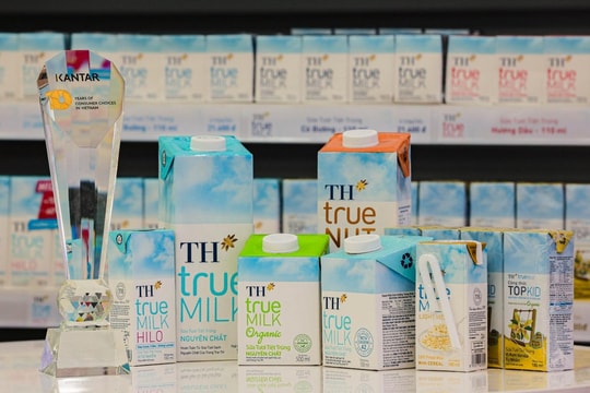 TH true MILK lọt Top 2 Thương hiệu sữa được người tiêu dùng lựa chọn nhiều nhất 