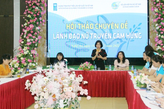 Phụ nữ Nghệ An lan tỏa ý nghĩa từ Hội thảo 'Lãnh đạo nữ truyền cảm hứng'