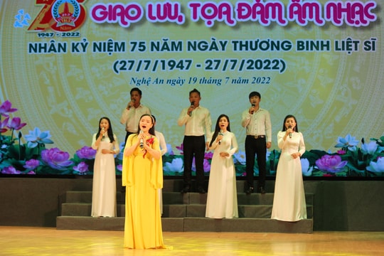 Ra mắt tác phẩm âm nhạc nhân kỷ niệm 75 năm Ngày Thương binh - Liệt sỹ