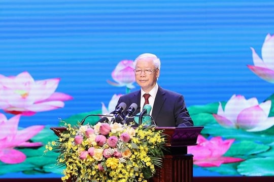 Diễn văn của Tổng Bí thư Nguyễn Phú Trọng tại Lễ kỷ niệm 60 năm ngày thiết lập quan hệ ngoại giao Việt Nam-Lào