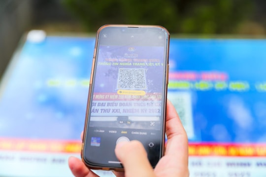 Quét mã QR để biết thông tin, vị trí phần mộ tại Nghĩa trang Liệt sỹ quốc tế Việt - Lào