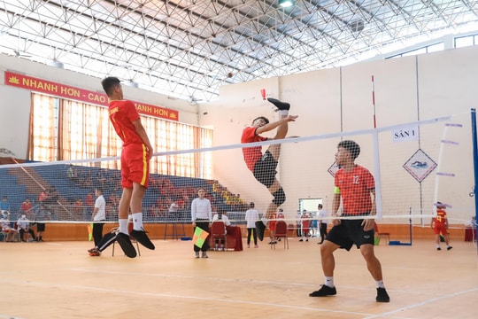 300 vận động viên tham dự Giải vô địch Đá cầu trẻ Quốc gia năm 2022 tổ chức tại Nghệ An