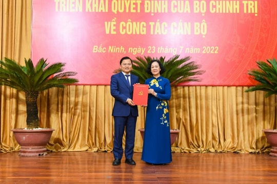 Bí thư thứ nhất Trung ương Đoàn giữ chức Bí thư Tỉnh ủy Bắc Ninh