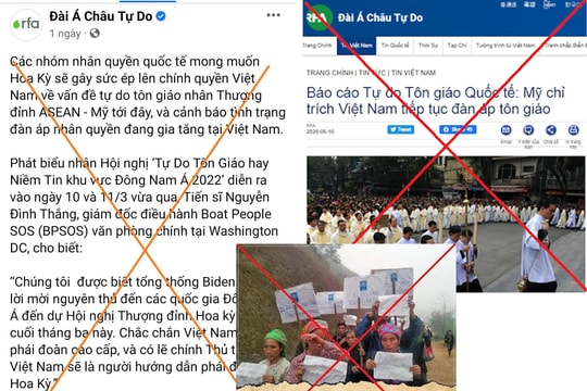 Lại giở trò tiếp tay cho hoạt động lợi dụng tôn giáo