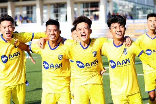 U15 Sông Lam Nghệ An chính thức giành vé vào vòng chung kết U15 toàn quốc