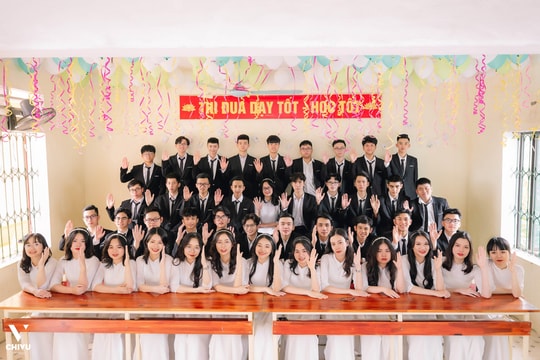 Lớp học trường huyện có 13 em đạt trên 27 điểm, 4 em trên 28 điểm tại kỳ thi tốt nghiệp THPT