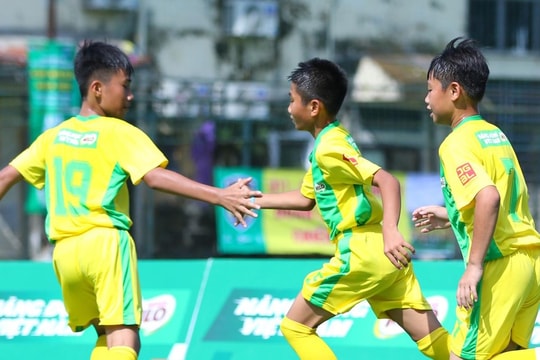U11 Sông Lam Nghệ An giành vé vào bán kết Giải Bóng đá nhi đồng toàn quốc năm 2022