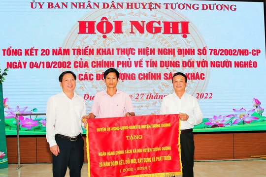 Tương Dương: Gần 55.000 hộ nghèo, đối tượng chính sách được vay vốn để phát triển kinh tế