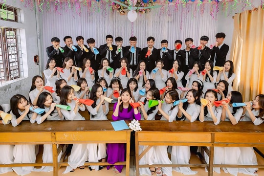 Lớp học trường làng ở Thanh Chương có nhiều em đạt điểm cao kỳ thi THPT