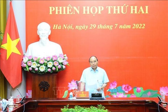 Chủ tịch nước chủ trì Phiên họp thứ hai Hội đồng Quốc phòng và An ninh