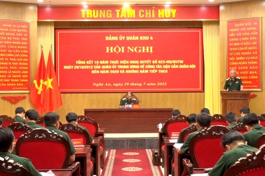 Đảng ủy Quân khu 4 tổng kết 10 năm thực hiện công tác Hậu cần Quân đội