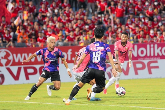 Vòng 10 V.League 2022: Hà Nội FC bứt tốp, Sài Gòn FC có chiến thắng đầu tiên