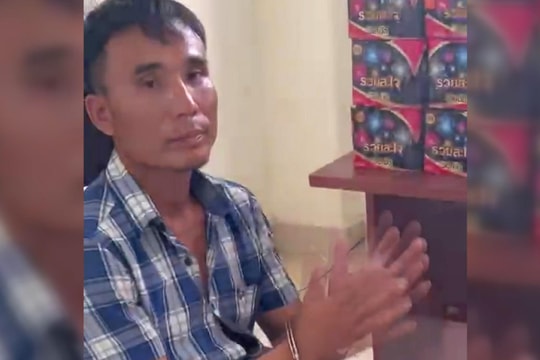 Bắt đối tượng buôn hơn 1,5 tạ pháo lậu