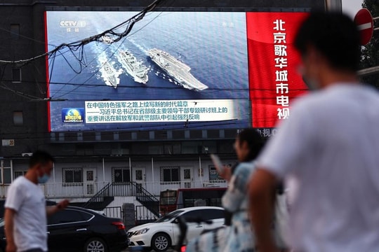 Trung Quốc tuyên bố bắn đạn thật tại 6 vùng biển và không phận xung quanh Đài Loan