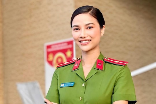 Đời thường nóng bỏng của thiếu úy công an Phương Linh phim 'Đấu trí'