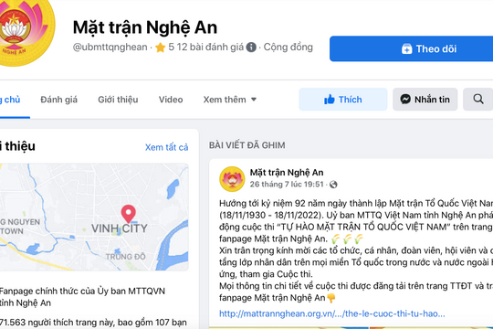 Phát huy hiệu quả mạng xã hội trong tuyên truyền hoạt động của Mặt trận Tổ quốc các cấp
