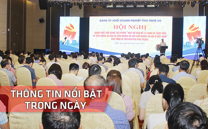 Nghệ An: Thông tin nổi bật ngày 6/8