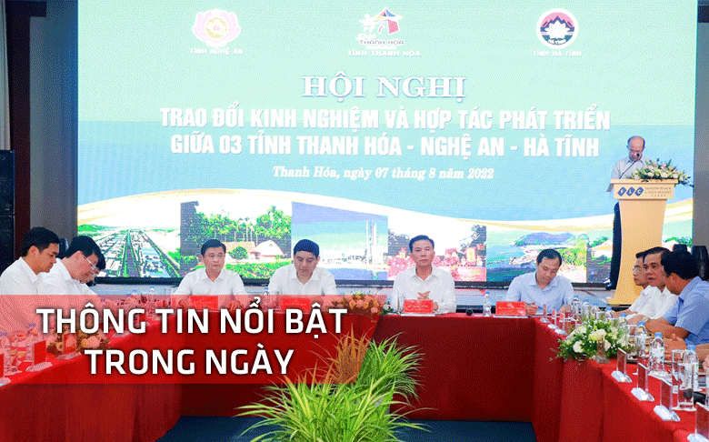 Nghệ An: Thông tin nổi bật ngày 7/8