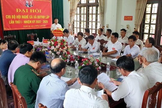 Đại hội Chi bộ Hội nghề cá ở Nghệ An