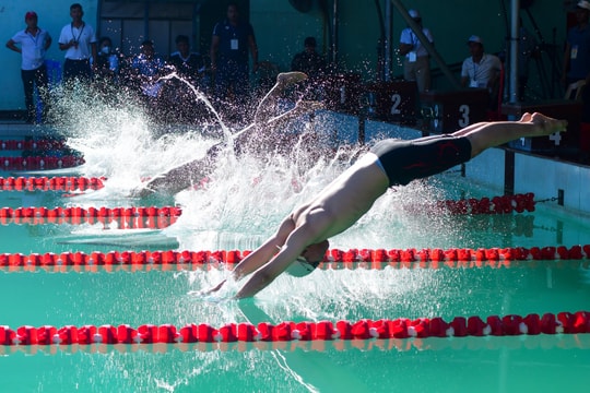 Thành phố Vinh thâu tóm gần hết huy chương vàng môn bơi tại Đại hội Thể dục Thể thao toàn tỉnh
