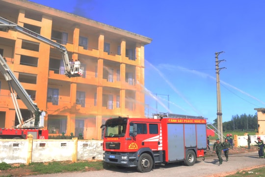 Ban chỉ đạo diễn tập tỉnh thông qua phương án diễn tập thực binh ứng phó thảm họa cháy nổ